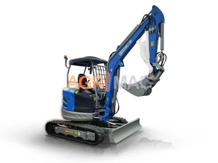 Excavator GRAECUS EB40-PRO, 4 tone, motor Kubota 34 CP, cupă 550 mm [6]
