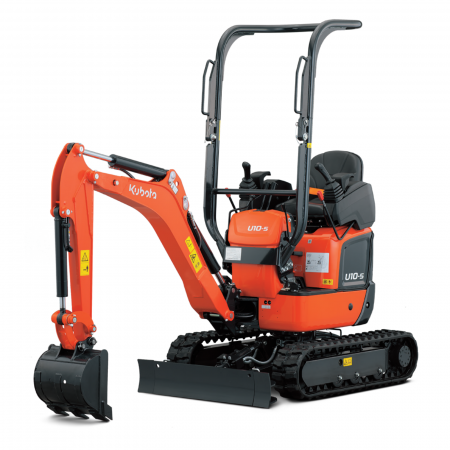 Miniexcavator Kubota U10-5 – 1.1T, motor diesel 10 CP, ideal pentru spații înguste [0]