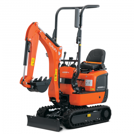 Miniexcavator Kubota K008-5, 1 Tonă, Motor Diesel 10 CP [1]