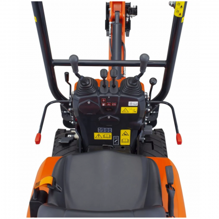 Miniexcavator Kubota K008-5, 1 Tonă, Motor Diesel 10 CP [3]