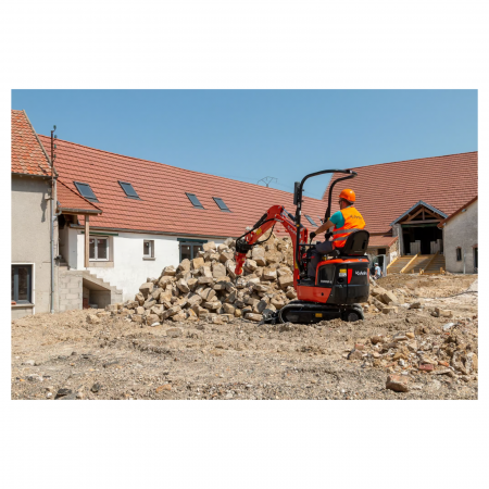 Miniexcavator Kubota K008-5, 1 Tonă, Motor Diesel 10 CP [8]