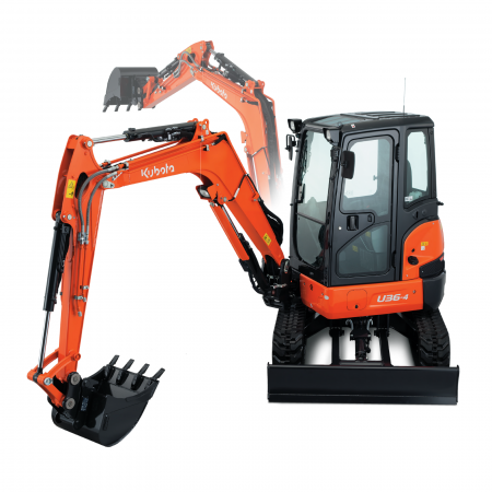 Miniexcavatoare - Miniexcavator Kubota U36-4