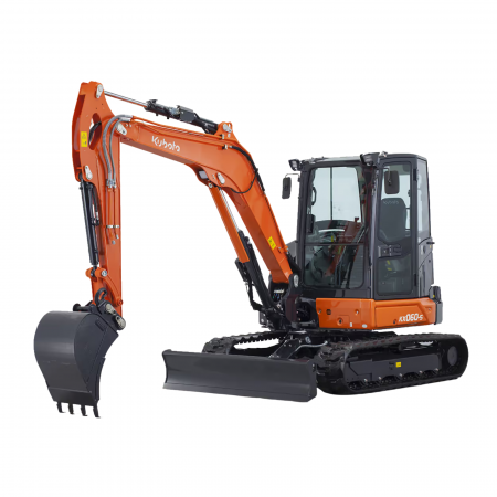 Miniexcavatoare - Miniexcavator Kubota KX060-5 – 47.6 CP, 5.5T, diesel performant