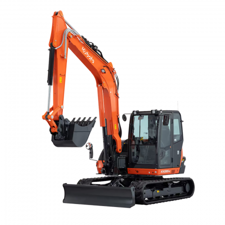 Miniexcavatoare - Miniexcavator Kubota KX085-5 Mono Boom – 63.2 CP, 8.4T, diesel performant