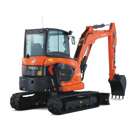 Miniexcavator Kubota KX085-5 Mono Boom – 63.2 CP, 8.4T, diesel performant [1]