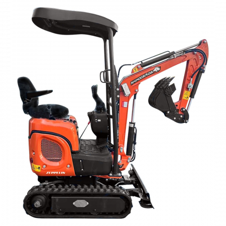 Miniexcavator autopropulsat Rhinoceros 12HP – motor diesel Koop, șenile reglabile [2]