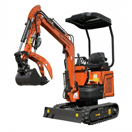 Miniexcavatoare - Miniexcavator autopropulsat Rhinoceros 15CP – motor diesel KUBOTA, control hidraulic joystick