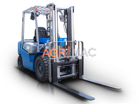 Motostivuitor diesel Clark 2.0T Xinchai C490 cu catarg Duplex 3000 mm și furci 1220 mm [1]