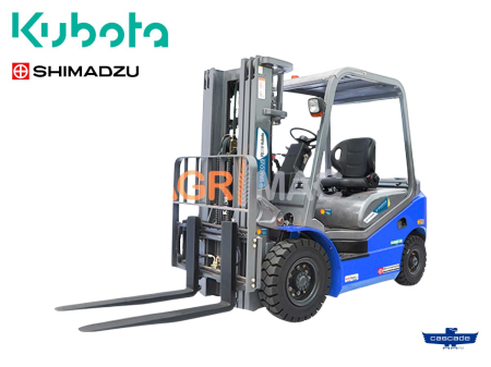 Transport si manipulare - Motostivuitor diesel Clark 3.5T Kubota Stage V cu catarg Duplex 3000 mm și furci 1220 mm