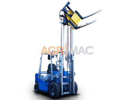 Motostivuitor diesel Clark 2.5T Xinchai C490 cu catarg Duplex rotativ 3000 mm și furci 1220 mm [2]