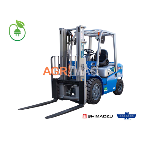 Transport si manipulare - Motostivuitor electric Clark FE30-Lithium 3.0T cu baterie 80V 230Ah și catarg Duplex 3000 mm