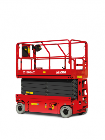 Transport si manipulare - Nacela electrica Magni ES1208AC+ 12 metri foarfeca profesionala