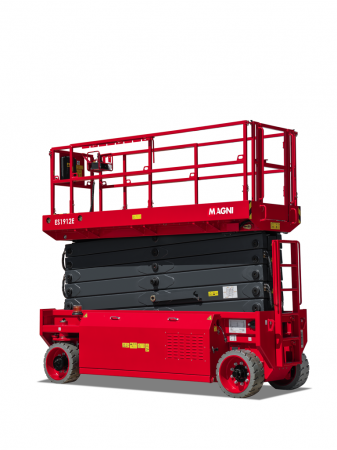 Transport si manipulare - Nacelă foarfecă electrică 19 metri Magni ES1912E – capacitate 500 kg