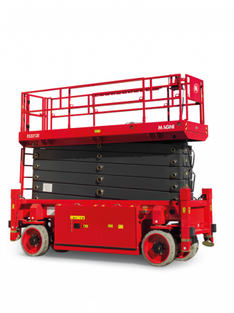 Transport si manipulare - Nacelă electrică Magni ES2212E – 22 metri, 750 kg, fără emisii | Uneltisimo.ro