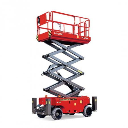 Nacelă foarfecă Magni DS1218RT – 12 metri diesel, teren accidentat, 454 kg | Uneltisimo.ro [1]