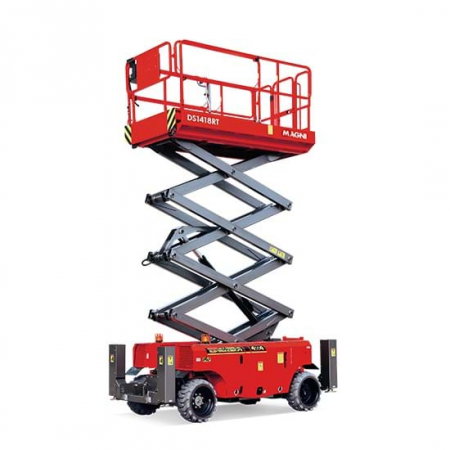 Nacelă foarfecă Magni DS1418RT – 14 metri, diesel, teren accidentat | Uneltisimo.ro [1]