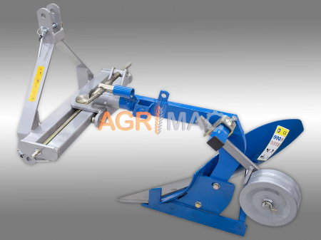 Plug MOA12‑M 12″ – Monocilindru Ajustabil cu Roată de Adâncime, Tractoare 25–45 CP, Certificat CE [1]