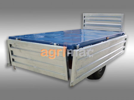 Remorcă agricolă MT1500-H – 1500 kg, basculare hidraulică, obloane galvanizate [10]
