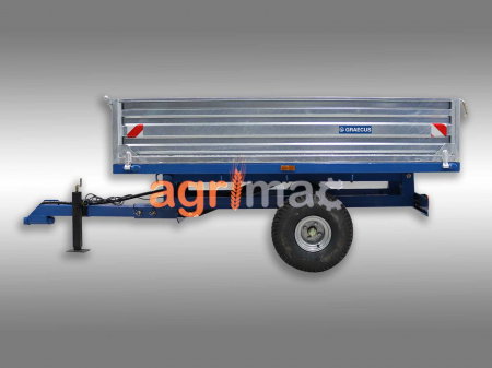 Remorcă agricolă MT1500-H – 1500 kg, basculare hidraulică, obloane galvanizate [1]