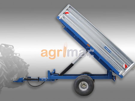Remorcă agricolă MT1500-H – 1500 kg, basculare hidraulică, obloane galvanizate [6]