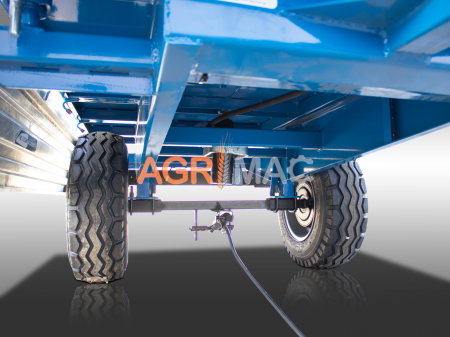 Remorcă agricolă MT3000-3H – 3000 kg, basculare hidraulică triplă, frâne ADR [10]