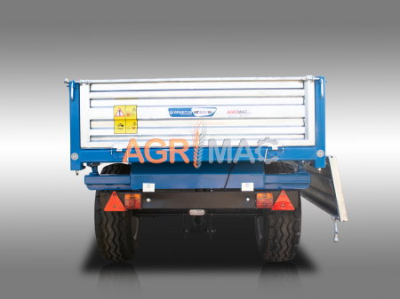 Remorcă agricolă MT3000-3H – 3000 kg, basculare hidraulică triplă, frâne ADR [6]