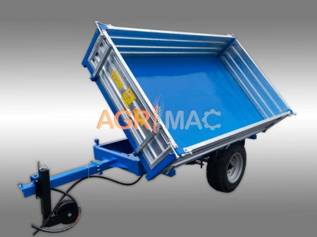 Remorcă agricolă MT3000-3H – 3000 kg, basculare hidraulică triplă, frâne ADR [1]