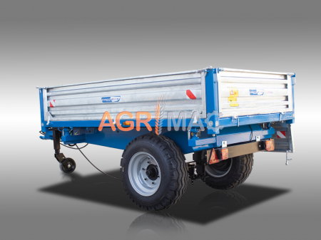Remorcă agricolă MT3000-3H – 3000 kg, basculare hidraulică triplă, frâne ADR [13]