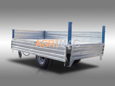 Remorcă agricolă MT5000-H – 5000 kg, basculare hidraulică, frâne ADR [8]