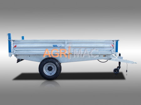 Remorcă agricolă MT5000-H – 5000 kg, basculare hidraulică, frâne ADR [1]