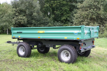 Remorcă Oehler ZDK 70 – 7T, 2 axe, basculare pe 3 părți, frânare pneumatică [7]