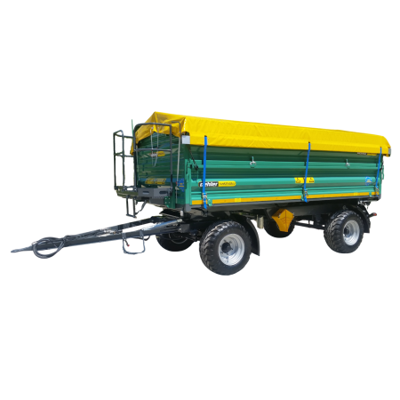 Remorcă Oehler ZDK 70 – 7T, 2 axe, basculare pe 3 părți, frânare pneumatică [1]