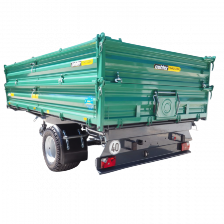 Remorci - Remorcă Oehler EDK 80 – 8T, basculabilă 3 părți