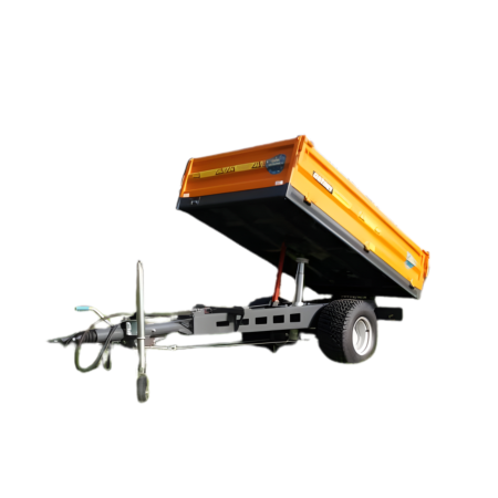 Remorci - Remorcă OL EDK 20 – monoax 3 părți, 2000 kg, frână și cilindru