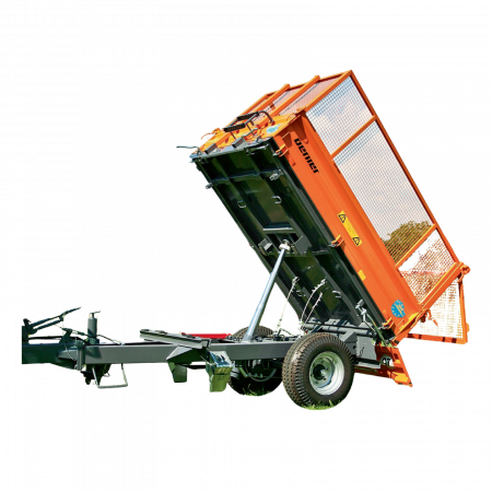 Remorci - OL EDK 35 S – Remorcă monoaxă agricolă basculabilă 3 părți, 3.500 kg, cilindru hidraulic 3 trepte, axă BPW, șibăr cereale