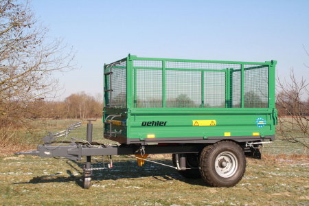 OL EDK 35 S – Remorcă monoaxă agricolă basculabilă 3 părți, 3.500 kg, cilindru hidraulic 3 trepte, axă BPW, șibăr cereale [2]