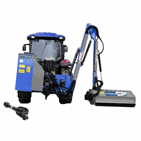 Cosire si tocare vegetatie - Tocător de Vegetație cu Braț Heavy-Duty BTK150