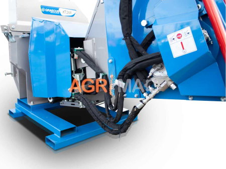 Tocător de crengi Graecus KT26R, PTO 70–120 CP, diametru 260 mm [15]