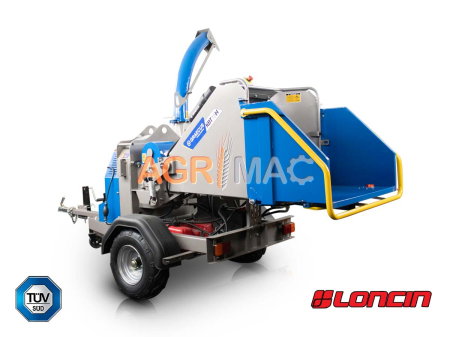 Tocător de crengi KBT15H, motor Loncin 27 CP, hidraulic, 150 mm [1]