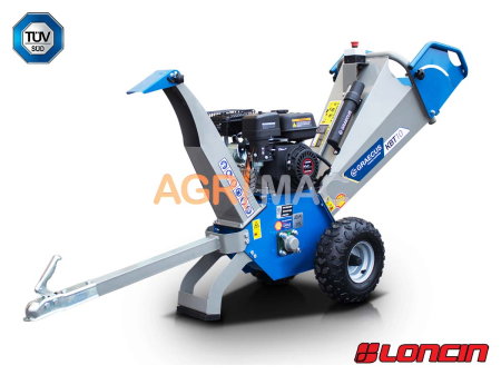 Prelucrare biomasa - Tocător de crengi KB10, motor Loncin 6.5 CP, diametru 100 mm