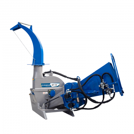 Tocatoare priza PTO tractor - Tocator de crengi si resturi vegetale pentru tractor, necesar 40-80 CP, conectare cardan PTO, Graecus KT15S