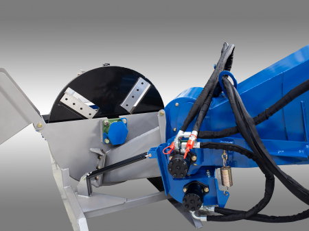 Tocator de crengi si resturi vegetale pentru tractor, necesar 40-80 CP, conectare cardan PTO, Graecus KT15S [12]