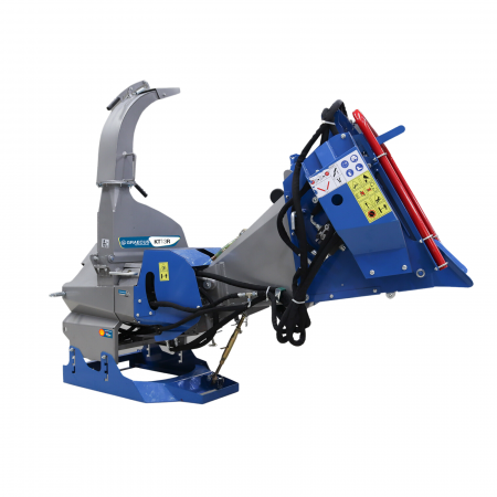 Tocatoare priza PTO tractor - Tocator de crengi si resturi vegetale pentru tractor, necesar 30-90 CP, conectare cardan PTO, Graecus KT13R