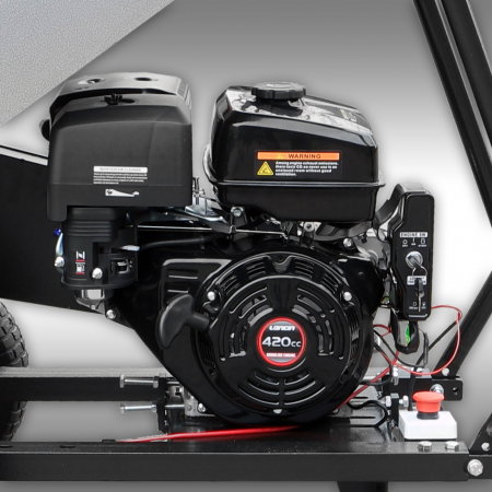 Tocător de Crengi Jansem GTS1500E - Vizualizare Frontală cu Motor LONCIN G420F [5]