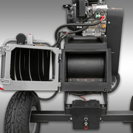 Tocător de crengi profesional Jansen GTS-3000 – motor Loncin 15 CP, 12 cm [4]