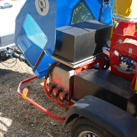 Tocător electric VEGETOR 160 E – baterii 48 V, motor 13 kW, Ø 160 mm, RABAUD [3]