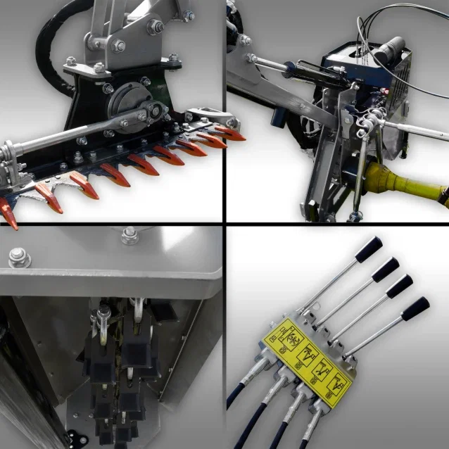 Tocator de Vegetație și Bară de Cozit cu Braț Jansen HMS-80/180, 80/180 cm [6]