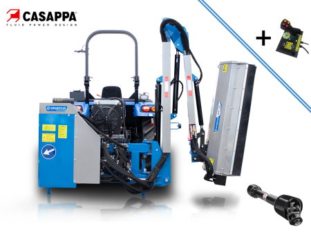 Cosire si tocare vegetatie - Tocător de Vegetație cu Braț Heavy-Duty BTK150