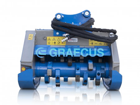 Tocător de Vegetație Forestier Thoon E800 pentru Excavator [9]