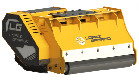 Tocatoare vegetatie hidraulice - Hydraulic vegetation mulcher, Lopez Garrido TKR1000, for 5–9 t excavators